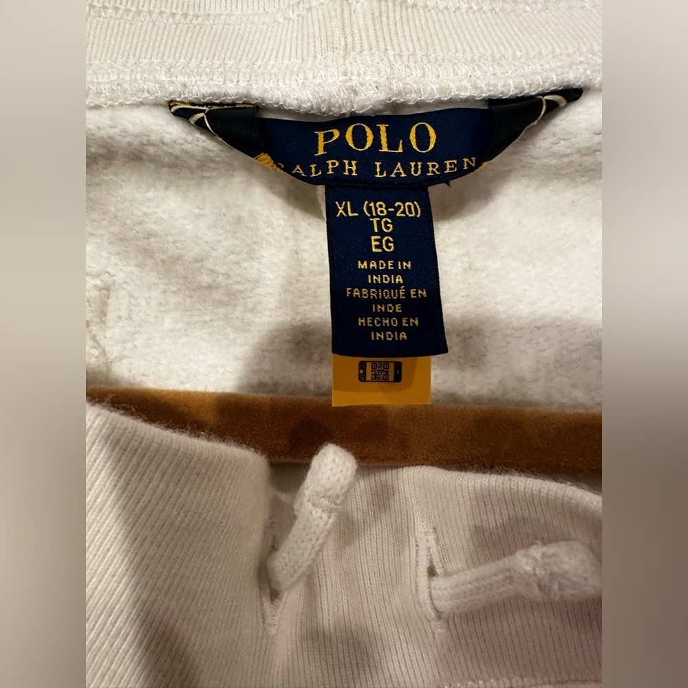Boys Polo cream Sweatpants - Picture 4 of 5